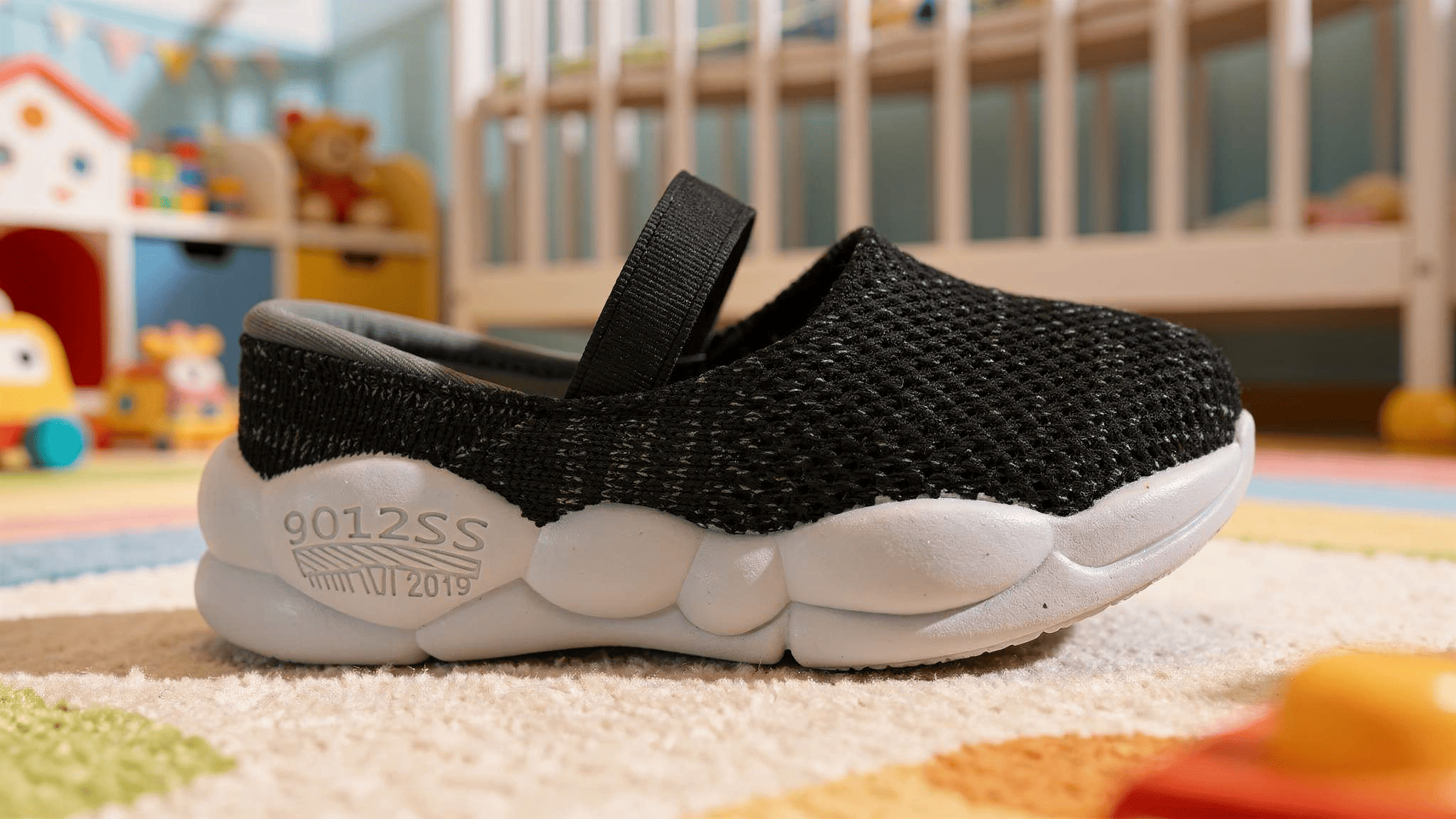 Tenis Balerina Infantil NEGRO/BLANCO